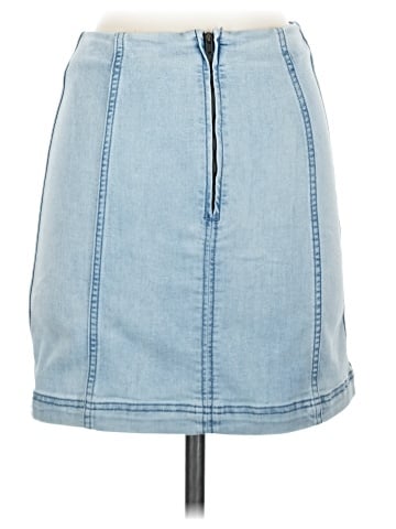 Free People Denim Skirt (view 2)