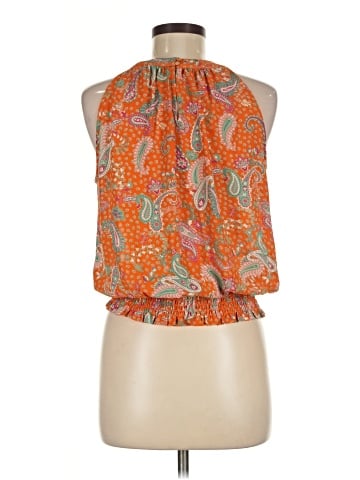 Rose + Olive Sleeveless Blouse (view 2)