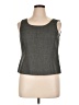 Kasper 100% Polyester Gray Sleeveless Top Size 14 (petite) - photo 1