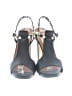 Valentino Garavani 100% Leather Gray Sandals Size EU 37 1/2 - photo 2