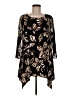Caroline Rose Black 3/4 Sleeve Top Size M - photo 1