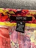 Apt. 9 Floral Red Yellow Shorts Size 10 - photo 3