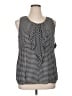 Halogen 100% Polyester Black Sleeveless Blouse Size XL - photo 1