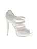 Cathy Jean Silver Sandals Size 5 1/2 - photo 1