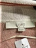 Ann Taylor LOFT 100% Cotton Plaid Ivory Coat Size XL - photo 6