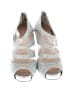 Cathy Jean Silver Sandals Size 5 1/2 - photo 2