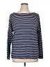 Notations Blue Long Sleeve Top Size XL - photo 1