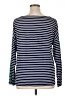 Notations Blue Long Sleeve Top Size XL - photo 2