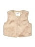 Old Navy 100% Polyester Tan Faux Fur Vest Size 4T - photo 1