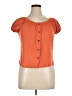Self Esteem Orange Short Sleeve Top Size XL - photo 1