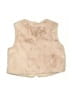 Old Navy 100% Polyester Tan Faux Fur Vest Size 4T - photo 2
