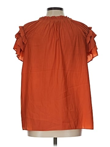 Rose + Olive Short Sleeve Blouse (view 2)