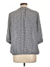 DressBarn 100% Polyester Gray 3/4 Sleeve Blouse Size L - photo 2