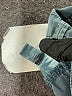 Calvin Klein Chevron-herringbone Teal Blue Jeans Size 29 waist - photo 5