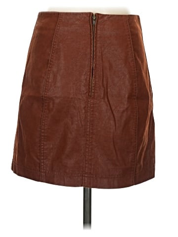Free People Faux Leather Skirt (view 2)