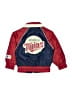 MLB 100% Nylon Color Block Red Jacket Size 4 - photo 2