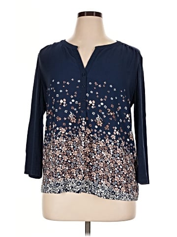 Market and Spruce 3/4 Sleeve Blouse (view 1)