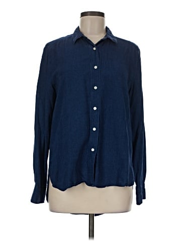 Ann Taylor LOFT Long Sleeve Button-Down Shirt (view 1)