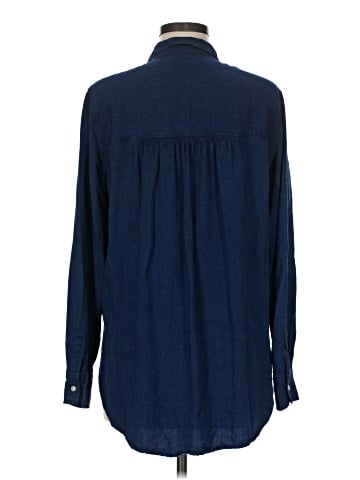 Ann Taylor LOFT Long Sleeve Button-Down Shirt (view 2)