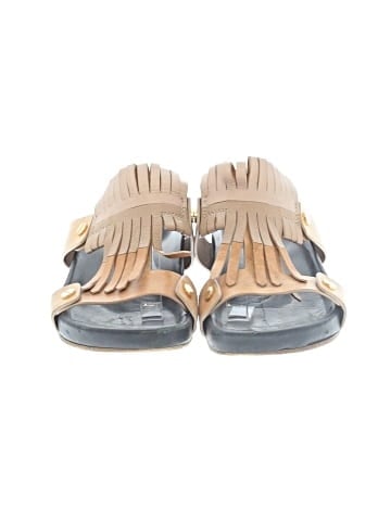 Chloé Leather Erika Kiltie Trim Sandals (view 2)