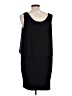 Mango Solid Black Cocktail Dress Size L - photo 2