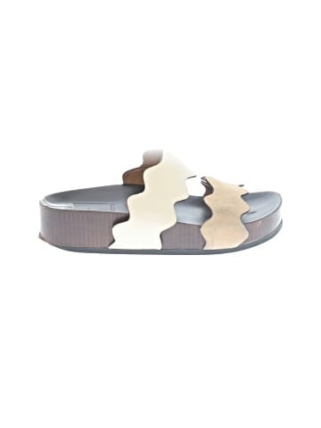 Chloé Leather/Suede Carraia Platform Sandals (view 1)
