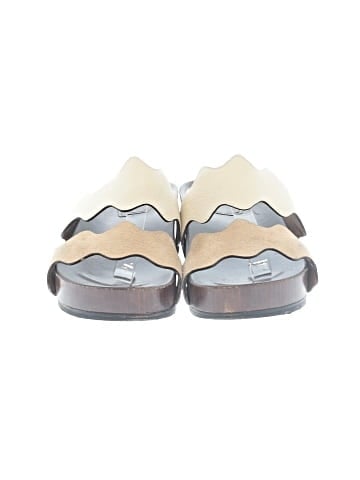 Chloé Leather/Suede Carraia Platform Sandals (view 2)