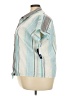 Architect Stripes Teal Blue Short Sleeve Blouse Size 3X - photo 5