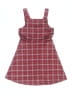 Knit Works Plaid Burgundy Dress Size 14 - photo 1