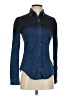 Blank NYC Blue Long Sleeve Button-Down Shirt Size XS - photo 1