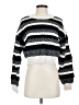 Elodie Stripes Silver Pullover Sweater Size S - photo 1