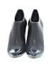 Givenchy Gray Black Leather Cap Toe Booties Size EU 40 1/2 - photo 2