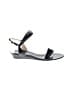 Delman Shoes Black Wedges Size 6 1/2 - photo 1