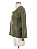 Lindex 100% Polyester Green Long Sleeve Top Size XS - photo 5