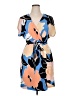 Nine West Print Blue Casual Dress Size XL - photo 1