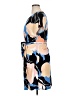 Nine West Print Blue Casual Dress Size XL - photo 5