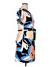 Nine West Print Blue Casual Dress Size XL - photo 4