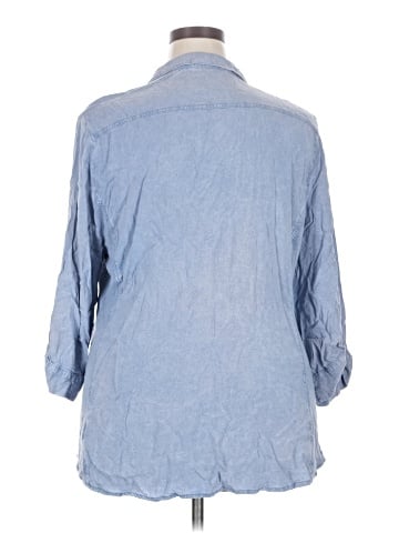 cavalini 3/4 Sleeve Button-Down Shirt (view 2)