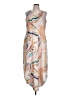 Sampeel Print Ivory Cocktail Dress Size L - photo 1