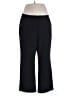 Alfani Solid Black Active Pants Size 16 - photo 1