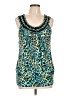 J.t.b. Teal Sleeveless Blouse Size L - photo 1
