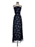 Hollister 100% Polyester Floral Blue Cocktail Dress Size XS - photo 1