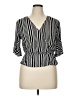 Xhilaration Black 3/4 Sleeve Blouse Size XL - photo 1