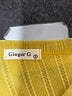 Ginger G. Yellow 3/4 Sleeve Blouse Size S - photo 7
