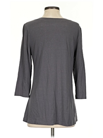 Garnet Hill 3/4 Sleeve T-Shirt (view 2)