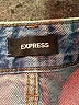 Express 100% Cotton Blue Denim Shorts Size 6 - photo 3