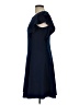 DKNY Solid Blue Casual Dress Size 10 - photo 5