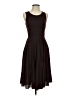 Theory Solid Brown Cocktail Dress Size 0 - photo 1