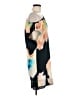 ALLSAINTS 100% Silk Graphic Black Cocktail Dress Size 6 - photo 4