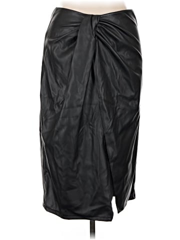 Open Edit Faux Leather Skirt (view 1)